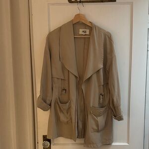 Jack by BB Dakota Women's Beige Trench Coat